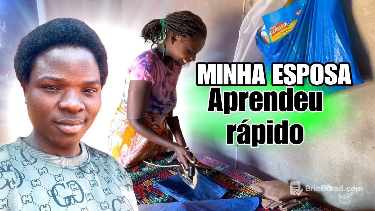 Ensinando Minha Esposa a Passar Roupa | Dia Divertido em Família ❤️❤️