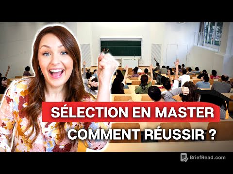 Comment être ACCEPTÉ en MASTER DE PSYCHO ?