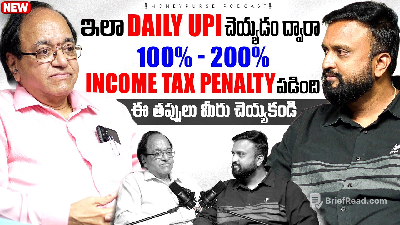 Best Income Tax Saving Advice | 200% Penalty if you do UPI transactions like this with live proof 🔥