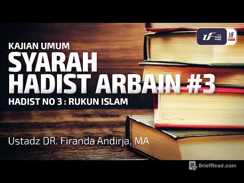 Syarah Hadist Arbain 3 - Rukun Islam - Ustadz Dr. Firanda Andirja, M.A.