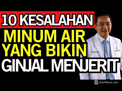 10 KESALAHAN MINUM AIR yang Membuat GINJAL Anda “BERTERIAK Minta TOLONG!!" Kesehatan Lansia