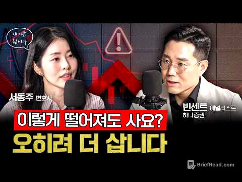 급락장인데도 "더 사세요"…빈센트가 자신 있는 이유 | 빈센트 하나증권 애널리스트 [얘기좀합시다]