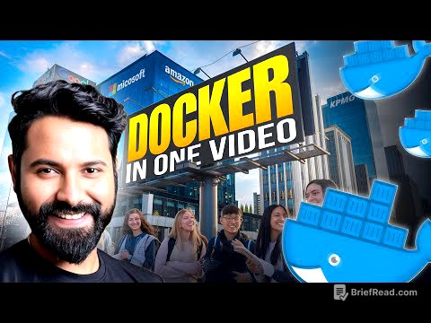 Docker In One Shot with 2 Live DevOps Projects (Hindi)