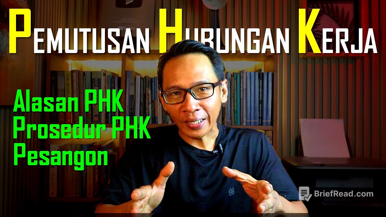 PEMUTUSAN HUBUNGAN KERJA (PHK) - Alasan PHK, Prosedur PHK dan Pesangon