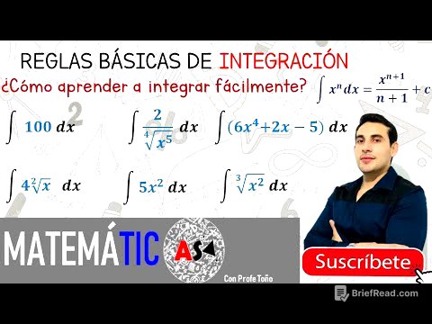 🎥Cómo integrar fácilmente✅ reglas básicas de integración👌🏻ejemplos de integrales🤩