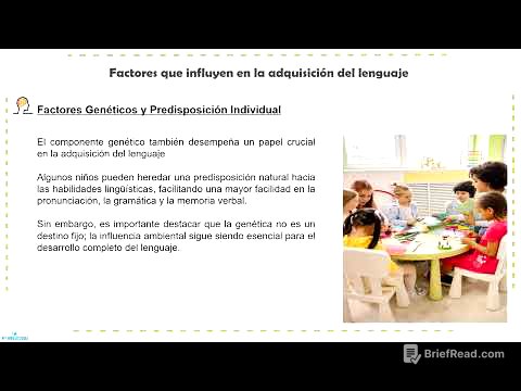 📚 🏫 Factores que influyen en la adquisición del lenguaje