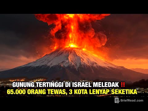 GUNUNG TERTINGGI DI ISRAEL MELETUS‼️65 000 ORANG TEWAS, 3 KOTA LENYAP SEKETIKA