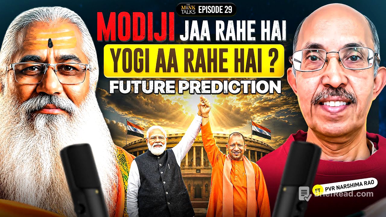 MODI JI JAA RAHE HAI -YOGI AA RAHE HAI ?FUTURE PREDICTION FT. PVR Narasimha Rao|The Monk Talks Ep-29