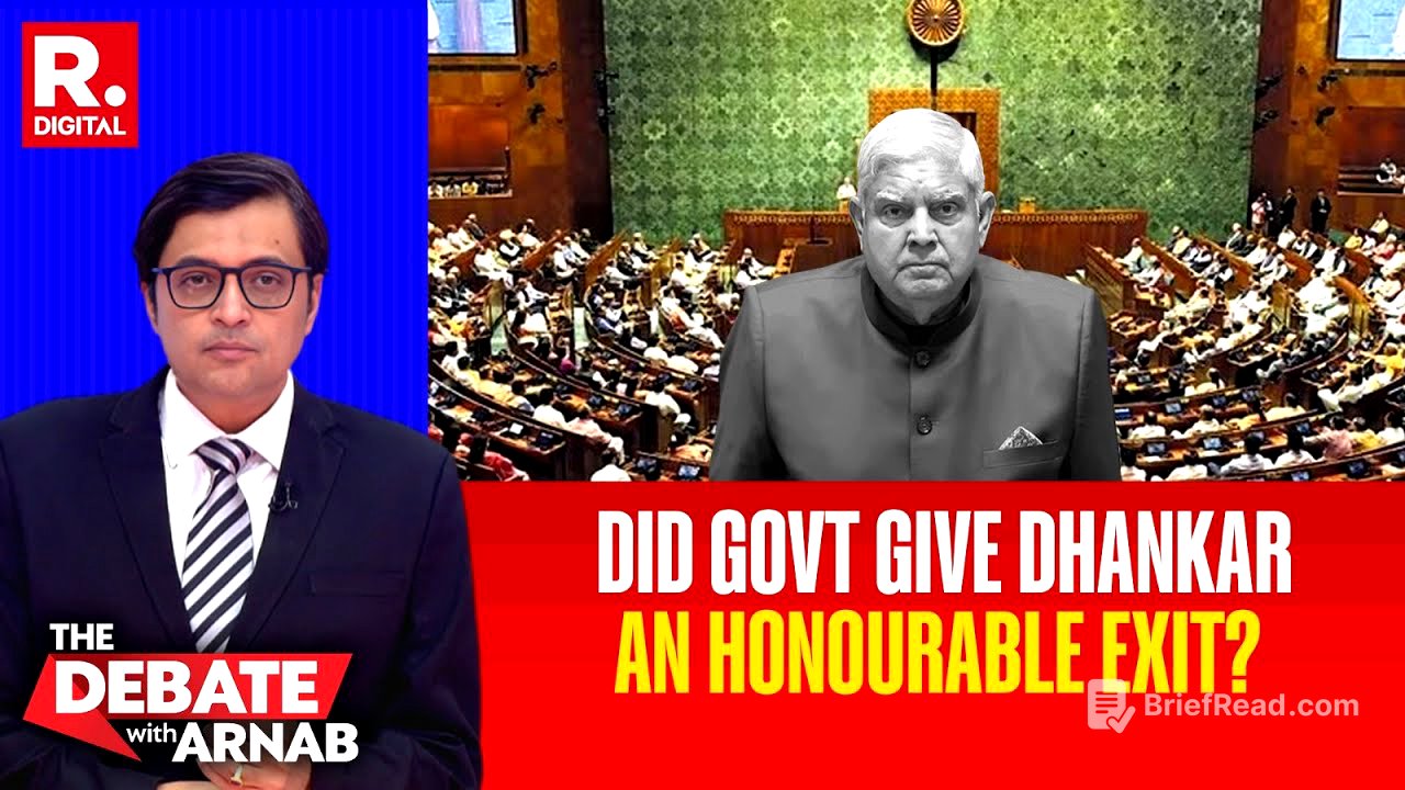 Arnab Asks: Where Blank Papers Signed In Parliament To Impeach Justice Varma Or Force Dhankhar To?
