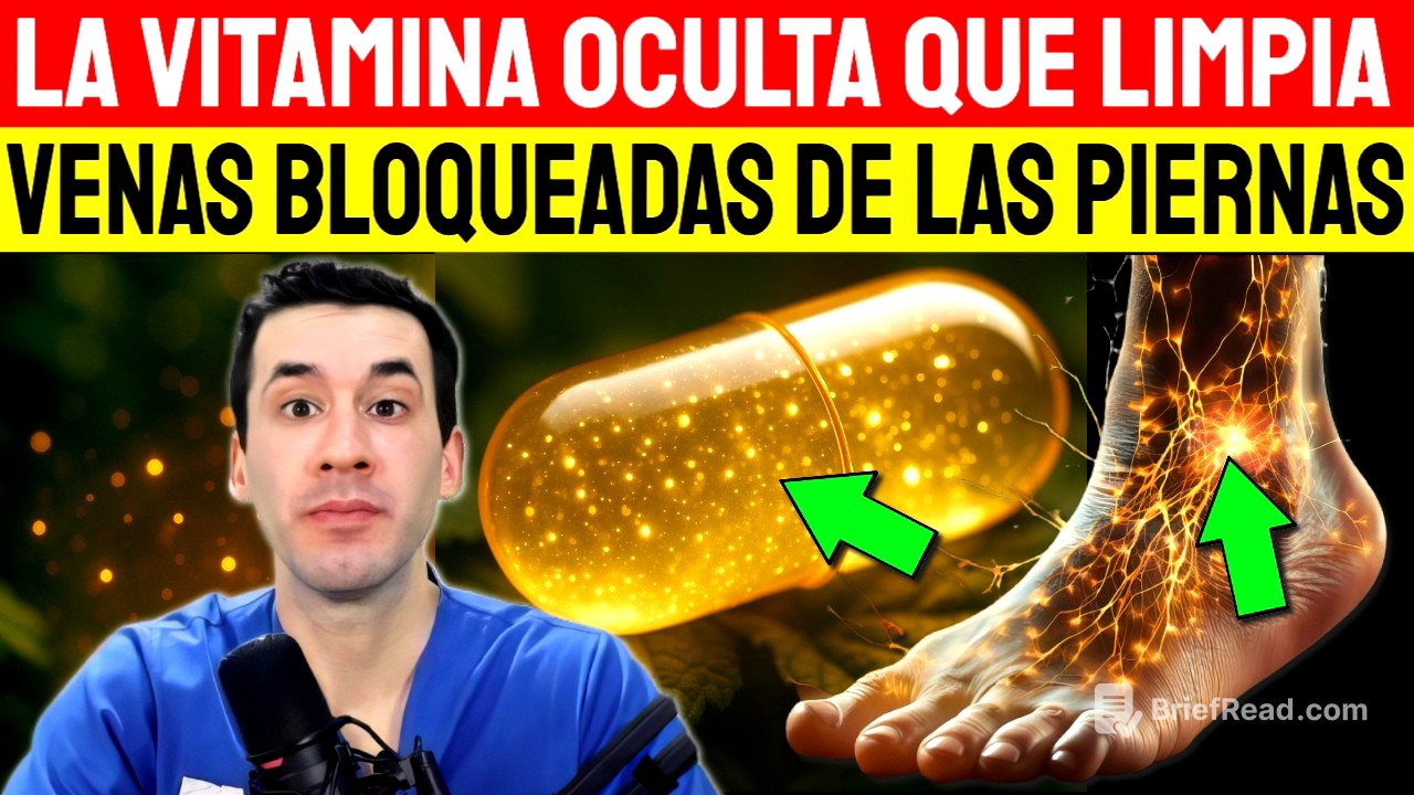 Conoce la VITAMINA que DISUELVE los COÁGULOS en tus PIERNAS