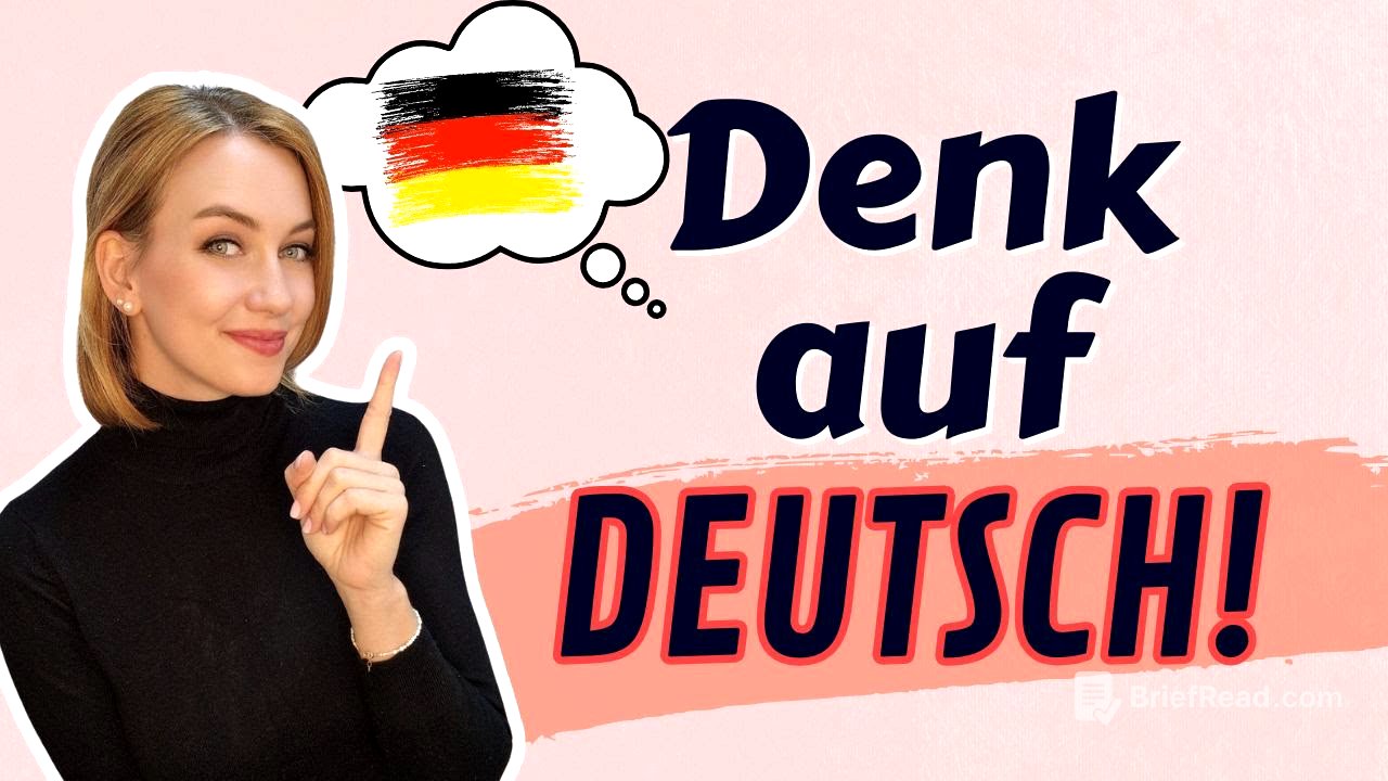 Hör auf, alles zu übersetzen! So schaffst du es, direkt auf Deutsch zu denken!
