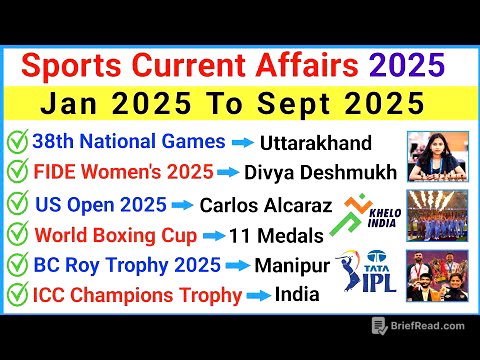 Sports Current Affairs 2025 | 2025 Sports Current Affairs | Sports GK 2025 | Sports Current Affairs