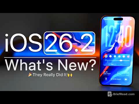 iOS 26.2 is Out! - What's New?