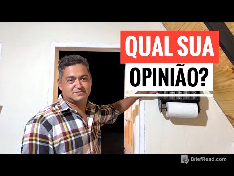 FINALIZAMOS A COZINHA DO CHALÉ. O RESULTADO NOS SURPREENDEU.