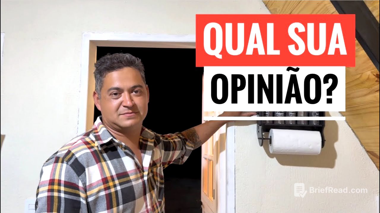 FINALIZAMOS A COZINHA DO CHALÉ. O RESULTADO NOS SURPREENDEU.