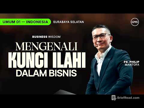 Business Wisdom : Mengenali Kunci Ilahi dalam Bisnis - Ps. Philip Mantofa (GMS Church)
