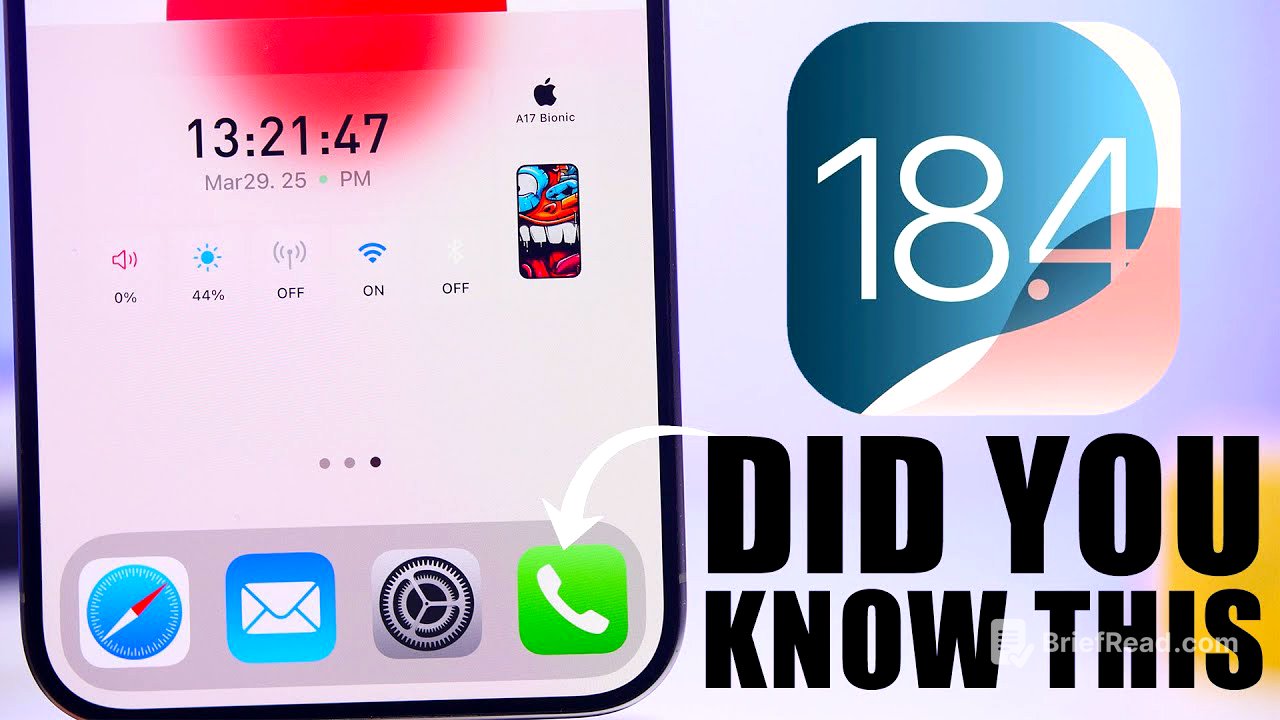 iOS 18.4 - 10 Things You DIDN'T KNOW Your iPhone CAN DO !
