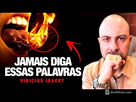 Não diga mais isso - O PODER DA VIDA E DA MORTE ESTÁ NA LINGUA - Recado de Deus  @ViniciusIracet​