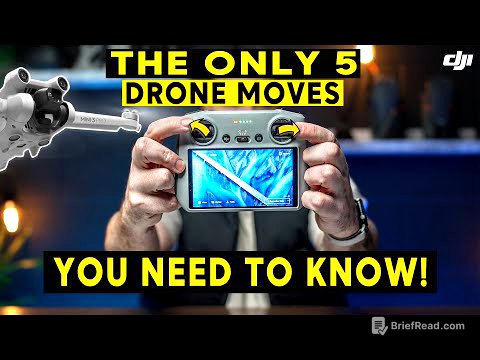 THE ONLY 5 DRONE MOVES YOU NEED TO KNOW - DJI Mini 3 Pro