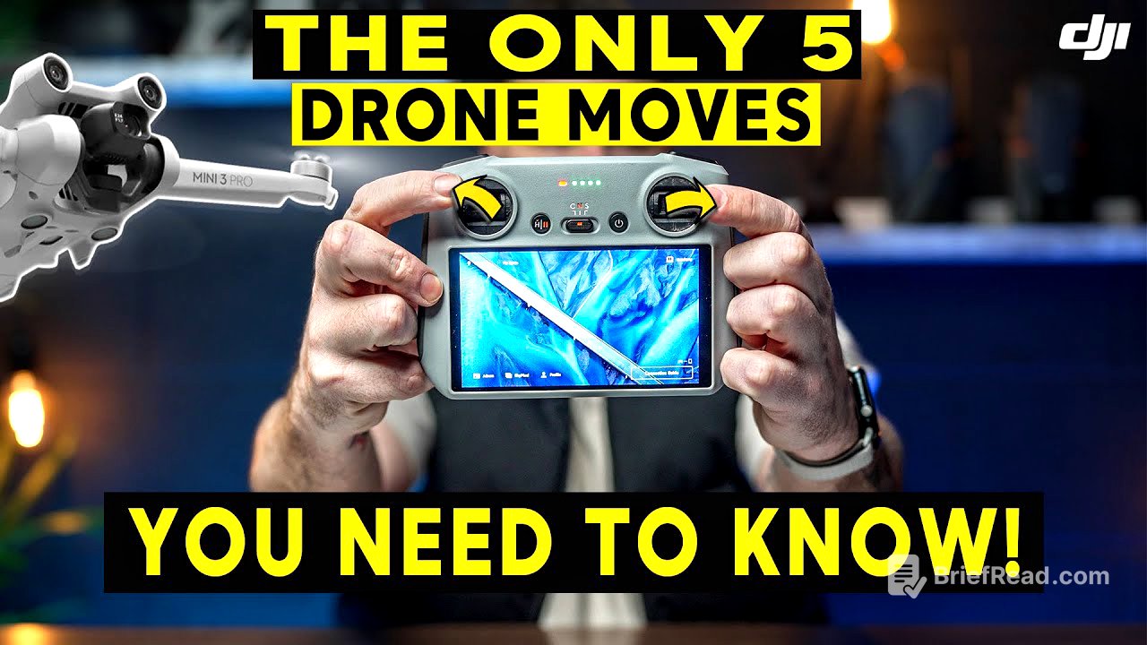 THE ONLY 5 DRONE MOVES YOU NEED TO KNOW - DJI Mini 3 Pro