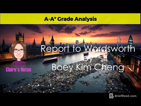 Conquer 'Report to Wordsworth' for Cambridge IGCSE: Critical Techniques for Top Grades