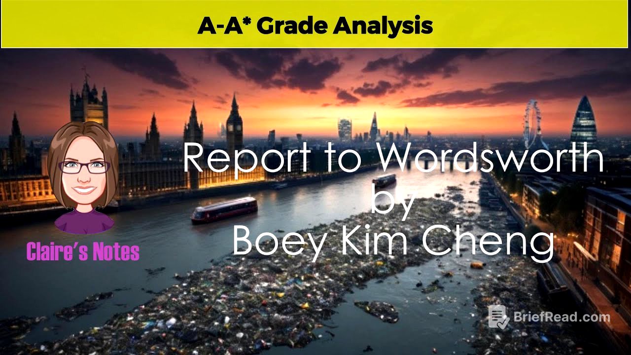 Conquer 'Report to Wordsworth' for Cambridge IGCSE: Critical Techniques for Top Grades