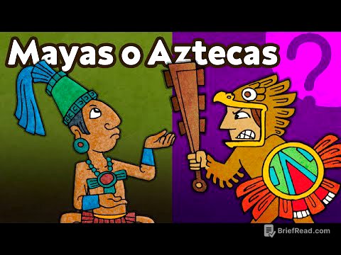 ¿Qué diferencia a los aztecas de los mayas?