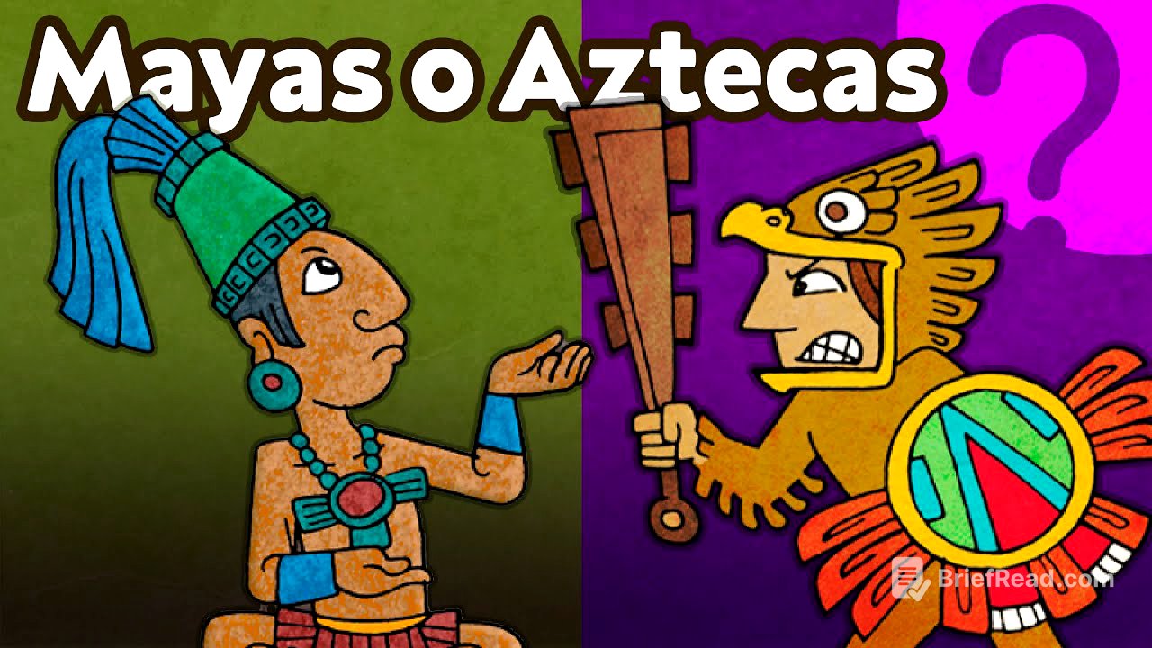 ¿Qué diferencia a los aztecas de los mayas?