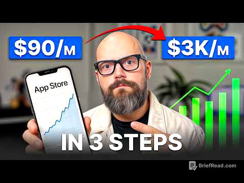 I scaled this app from $90 → $3,000/month (in 3 steps)