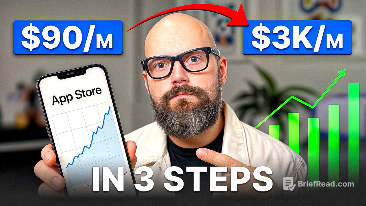 I scaled this app from $90 → $3,000/month (in 3 steps)