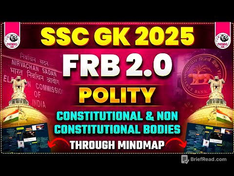 POLITY FOR SSC EXAMS 2025 | CONSTITUTIONAL AND NON CONSTITUTIONAL BODIES | FRB 2.0 BY PARMAR SSC