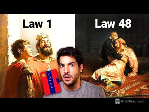 48 Laws of Power but they increasingly get more TOXIC