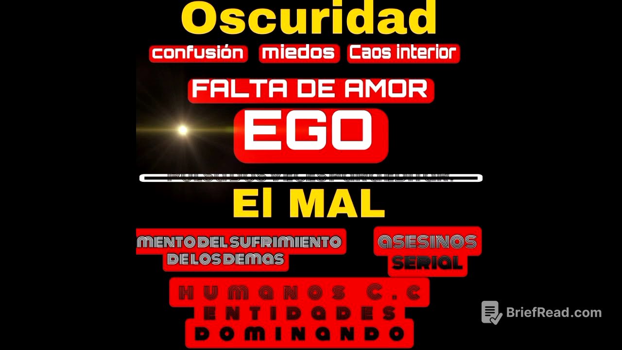 La oscuridad|El MAL, CUAL ES EL BIEN Y EL MAL?