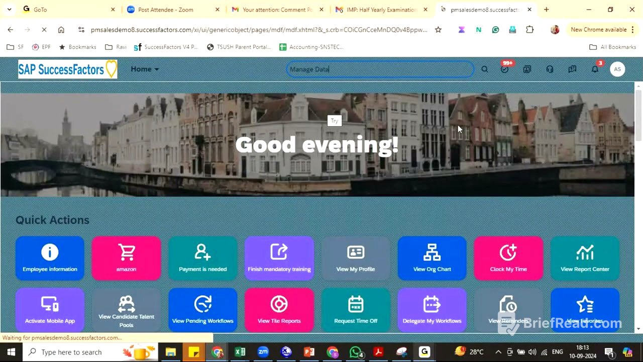 SAP SuccessFactors Employee Central Day 7 | Data Models