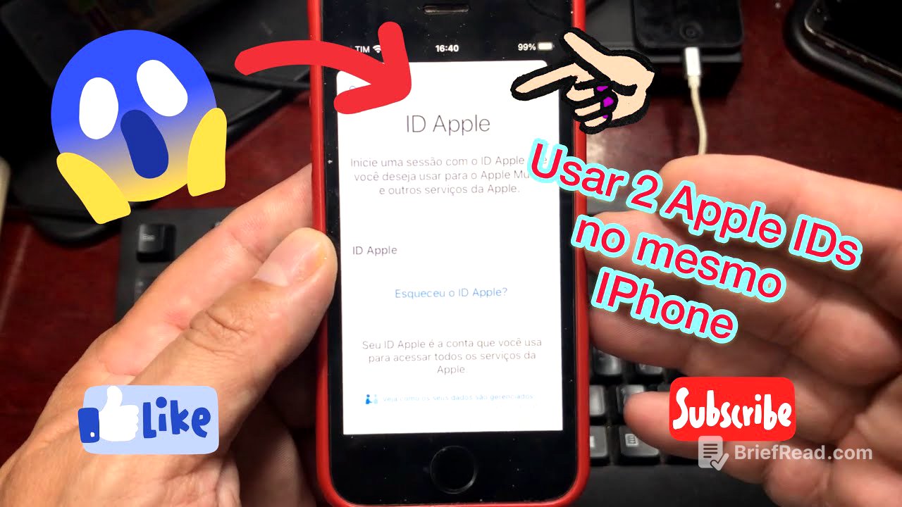 COMO TER DOIS APPLE IDs NO MESMO IPHONE -ICLOUD E APPLE STORE