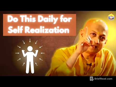 Do This Daily for Self-Realization | Swami Sarvapriyananda’s Practical Guide