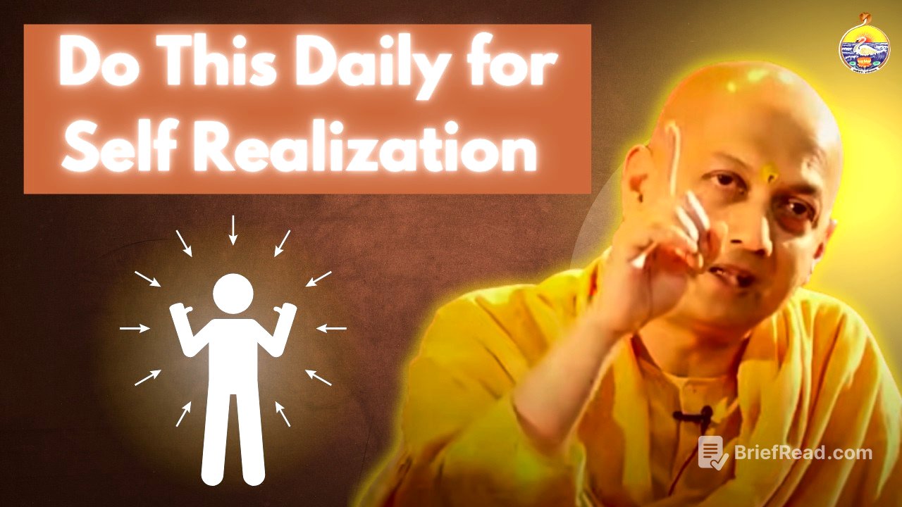 Do This Daily for Self-Realization | Swami Sarvapriyananda’s Practical Guide