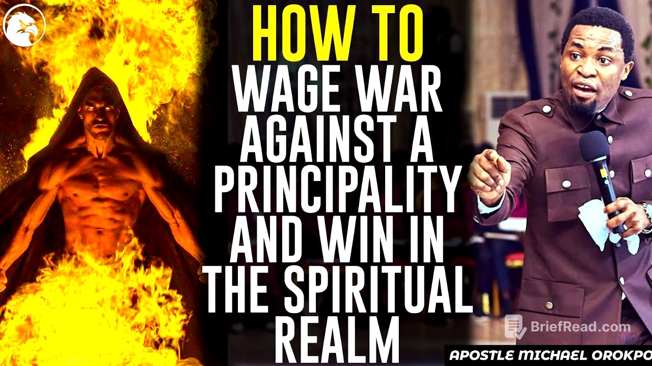 HOW TO WAGE WAR AGAINST A PRINCIPALITY AND WIN IN THE SPIRITUAL REALM||APOSTLE MICHAEL OROKPO