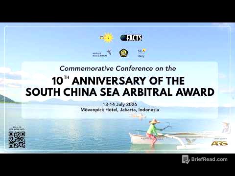 Opening Session: Commemorative Conference on the 10th Anniversary of the SCS Arbitral Award
