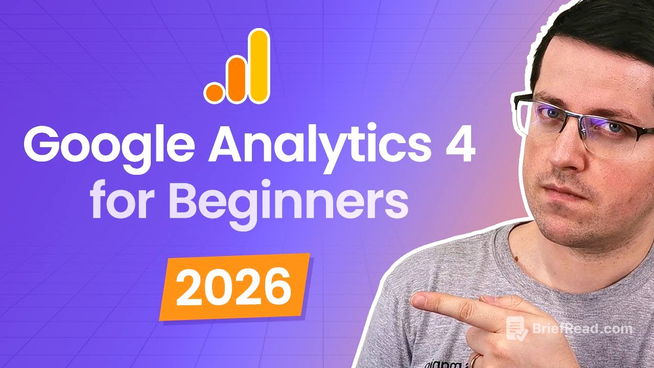 Google Analytics 4 tutorial for beginners (2026 update) || GA4 tutorial for beginners || GA4 course