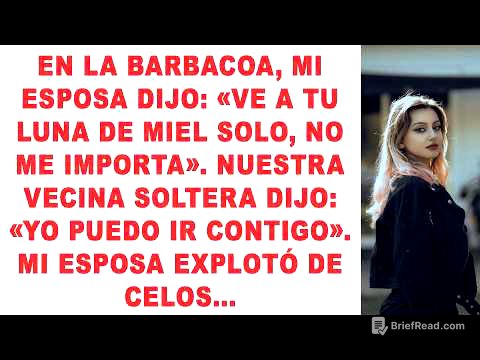 En la barbacoa, mi esposa dijo: «Ve a tu luna de miel solo, no me importa» Nuestra vecina soltera...