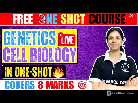 CELL BIOLOGY & DIVISION in ONE SHOT | Botany Most Important Question For CEE | Revision