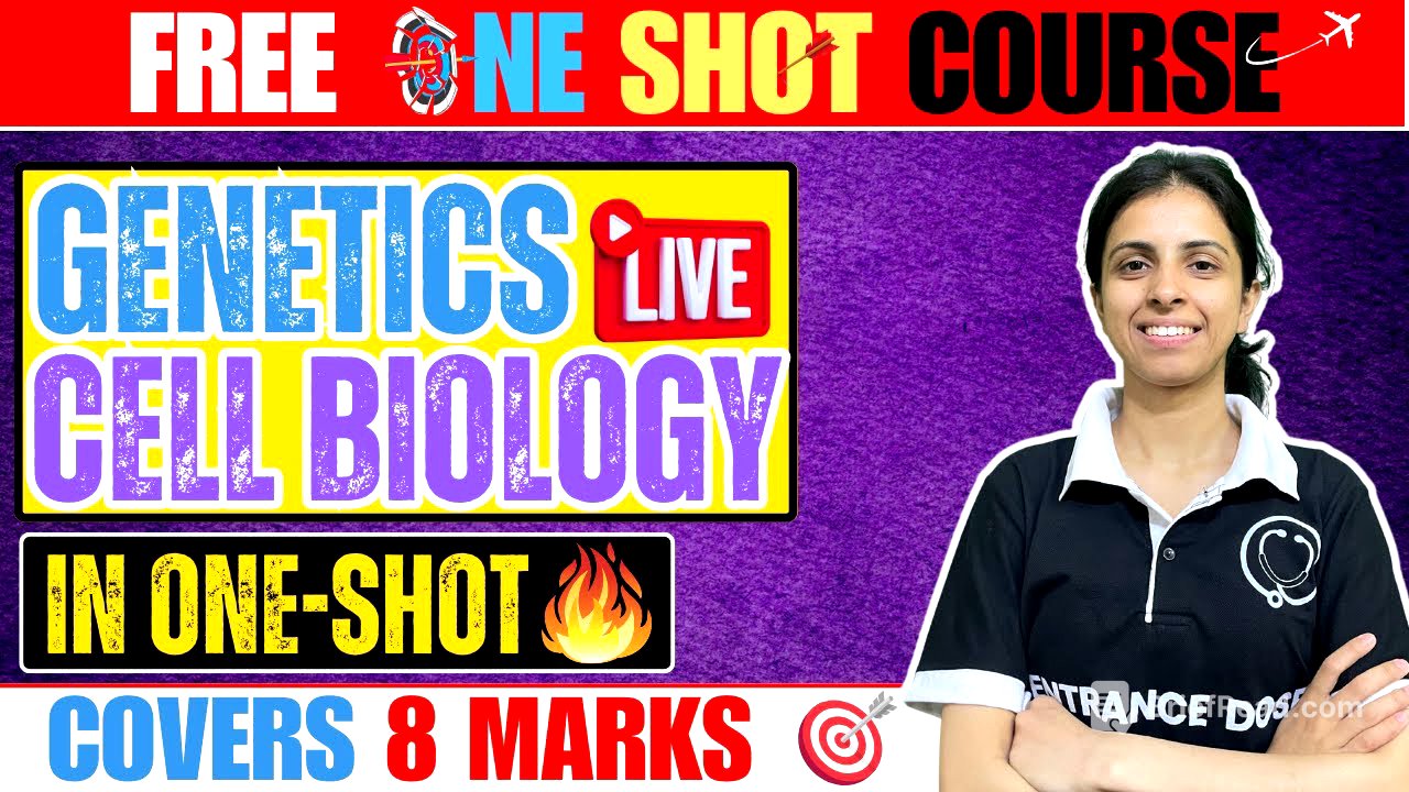 CELL BIOLOGY & DIVISION in ONE SHOT | Botany Most Important Question For CEE | Revision
