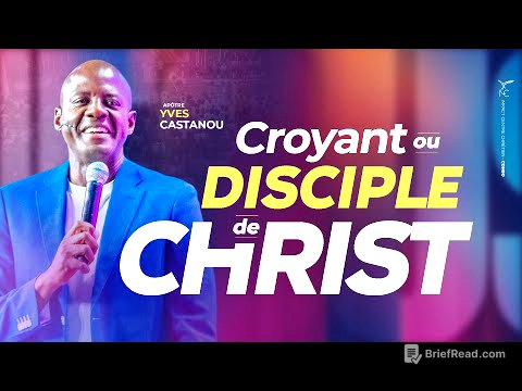 CROYANT OU DISCIPLE DE CHRIST ? - Apôtre Yves CASTANOU - DIMANCHE 04 JANVIER 2026