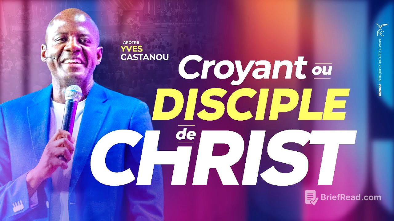 CROYANT OU DISCIPLE DE CHRIST ? - Apôtre Yves CASTANOU - DIMANCHE 04 JANVIER 2026