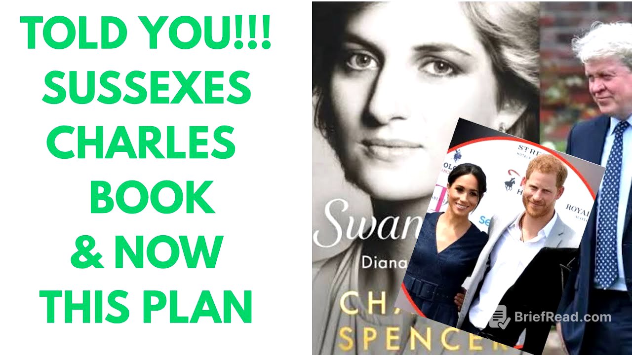 CHARLES THE BOOK & THE SUSSEXES .. TOLD YOU #meghan #meghanmarkle #princessdiana