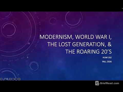 Modernism Lecture
