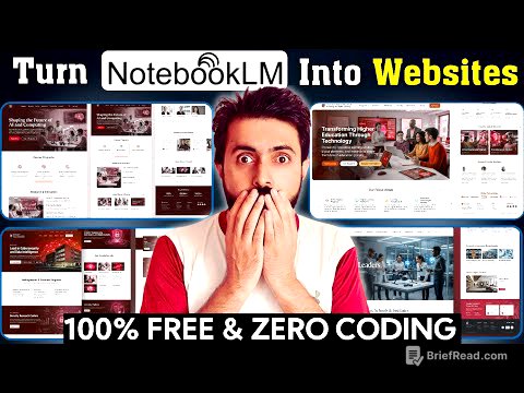 Convert NotebookLM Into Stunning Website (No Coding Required)