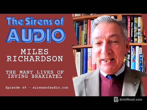 MILES RICHARDSON - The Many Lives of Irving Braxiatel // Doctor Who : The Sirens of Audio Episode 49