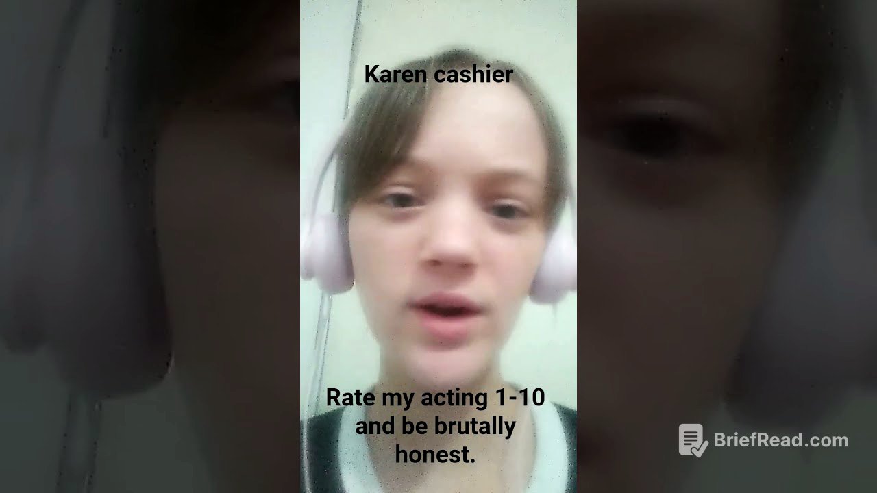 Rate my acting